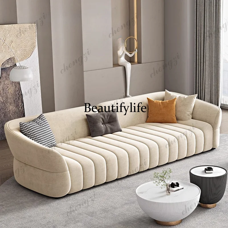 A68 Moderne Minimalistische Sofas Multifunktionale Kissen Relaxsessel Einzelne Stoffsofas Elegante Apartment-Wohnzimmer-Sofas Wohnmöbel