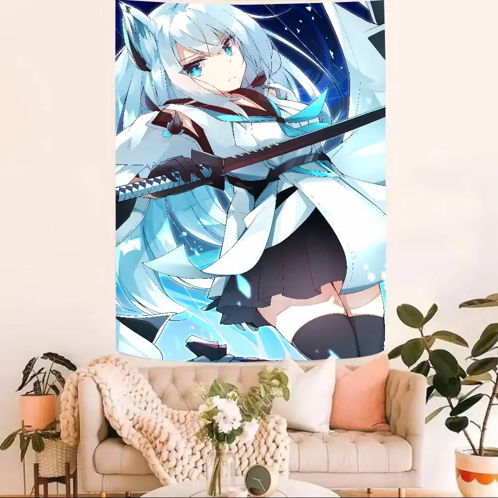 TOP Azur Lane Cute KAWAKAZE Tapestry Decoration Bedroom Dormitory Background Cloth Holiday Home Party Living Room Club Tapestry