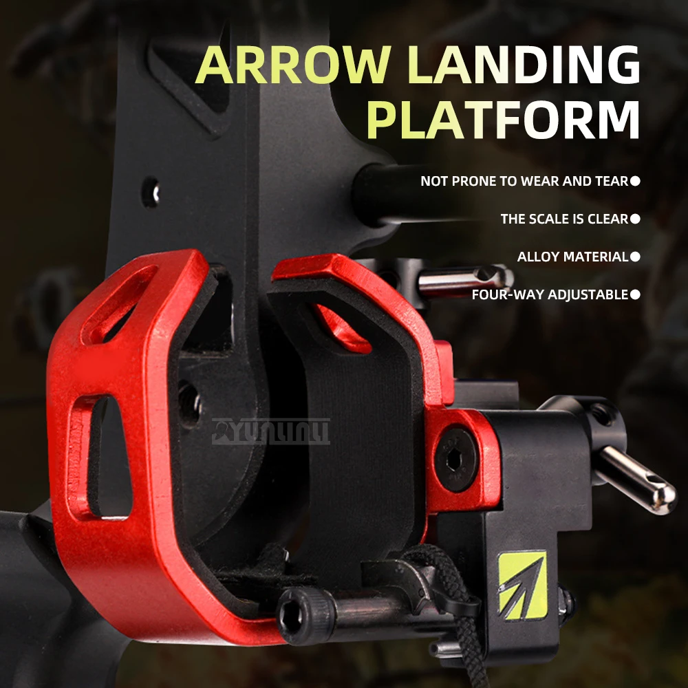 

Подставка для стрелы от падения для блочного лука, подставка для стрелы из алюминиевого сплава, прецизионное оборудование для стрельбы из лука