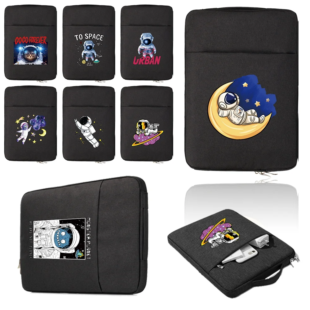 

Laptop Bag for 11 13 14 15 Inch Case for HP Dell Huawei Notebook Bag Shockproof Protective Carrying Astronaut Print Handbag Bags