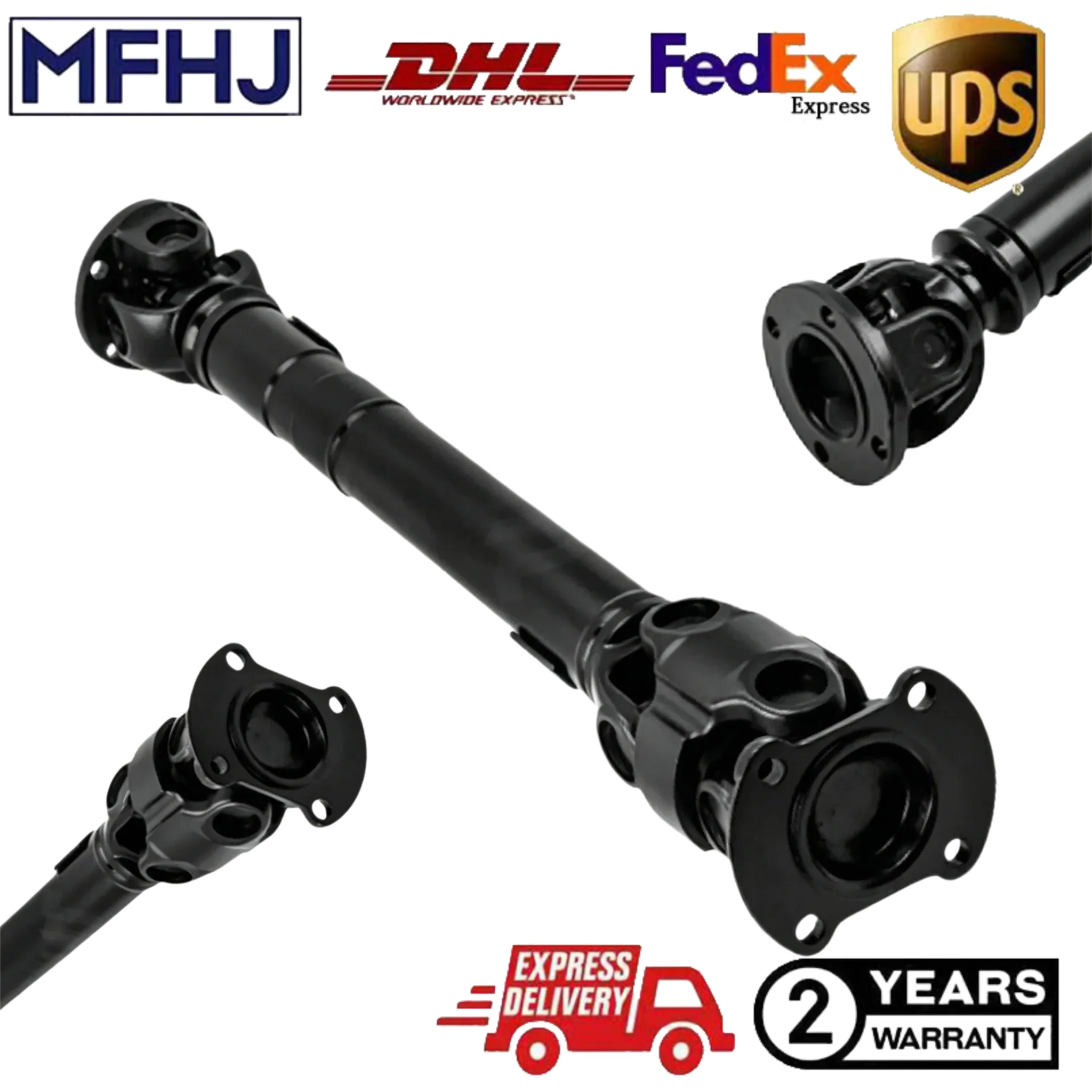 1X For LAND ROVER DISCOVERY 2 MK2 TD5 & V8 FRONT PROPSHAFT DOUBLE CARDAN - TVB000110 TVB000100 TVB100370 FTC5320