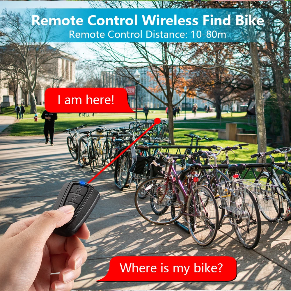 ANTUSI A8Pro Bike Anti-theft Alarm Auto Brake Cycling Taillight USB Charging Waterproof Bicycle Rear Light Remote Control