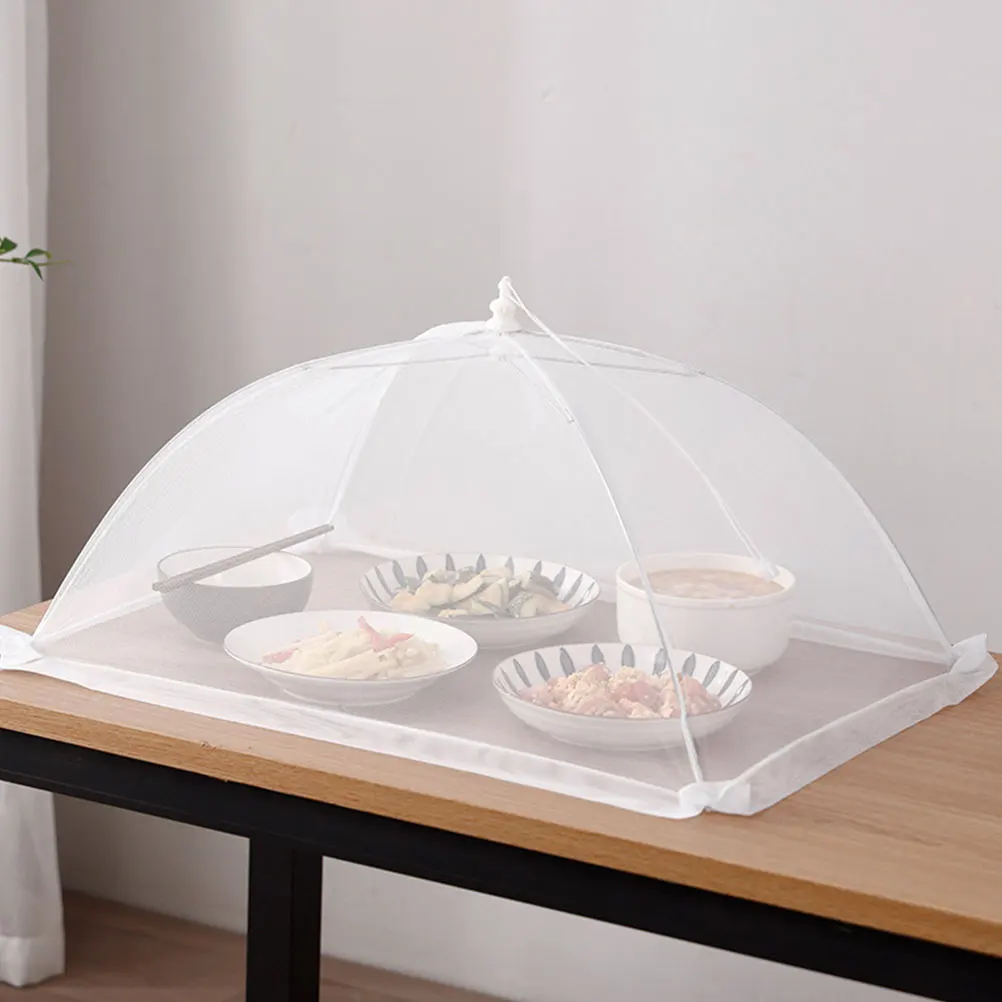 

2Pcs Mosquito Proof Food Cover Premium Mesh Insect Resistant Protective Dish Cover for Kitchen Home Restaurant Use