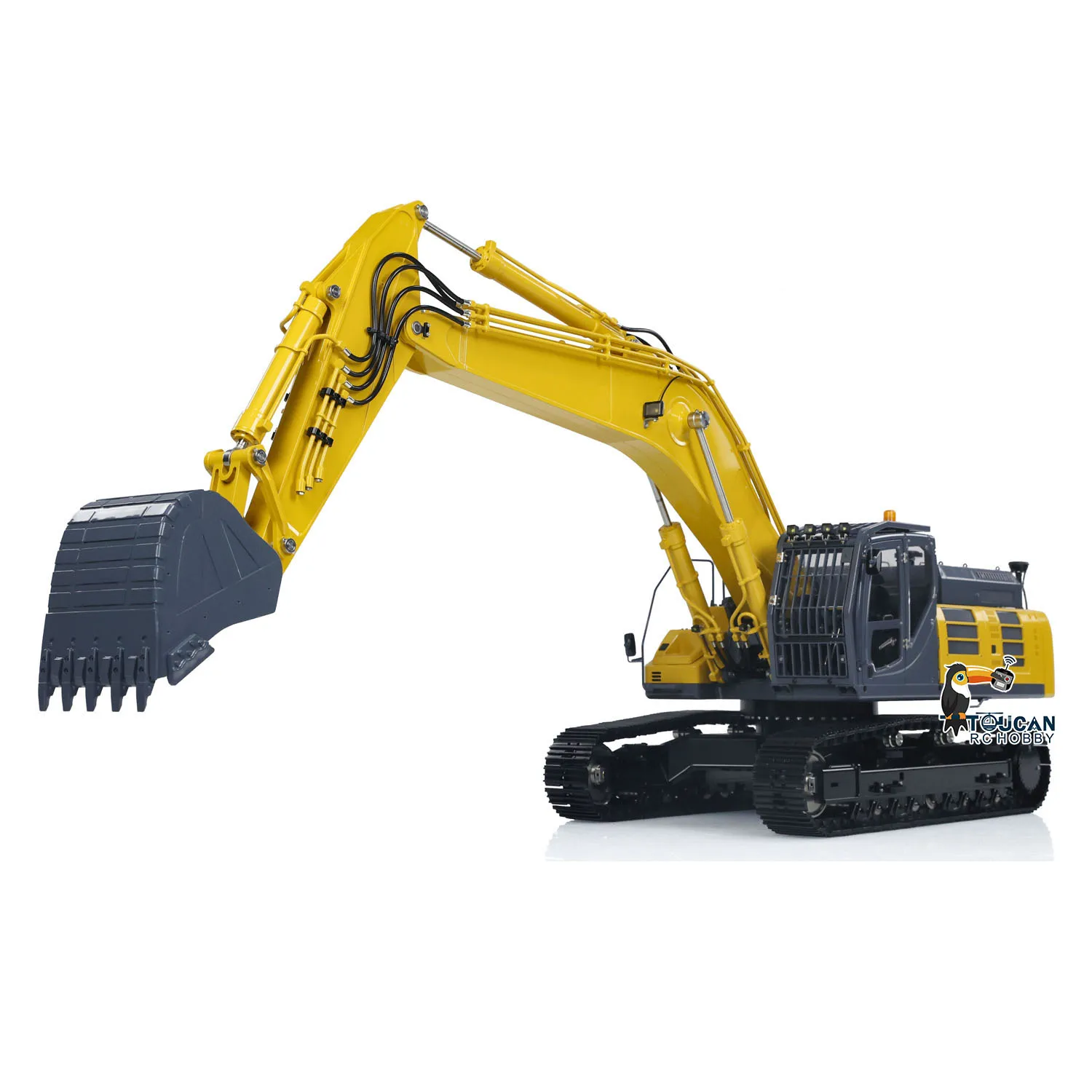 LESU SK500LC RC Hydraulic Metal Excavator 1/14 Wireless Remote Control Digger Model Construction Vehicles Light System Toy Model