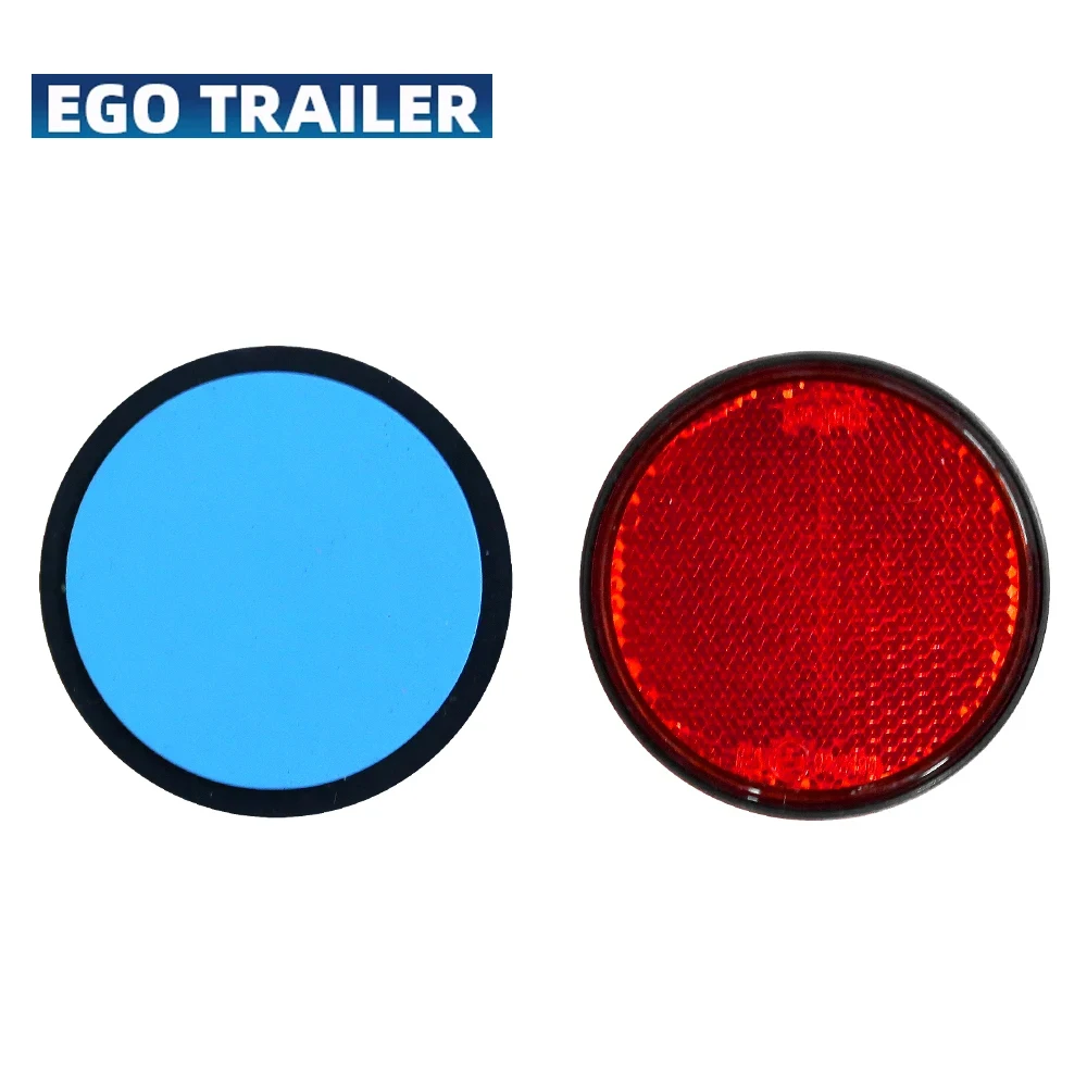 Trailers Truck Caravan Round Reflector Tape 59.5mm DIA E4 Approved SAE Dot Accessories Parts