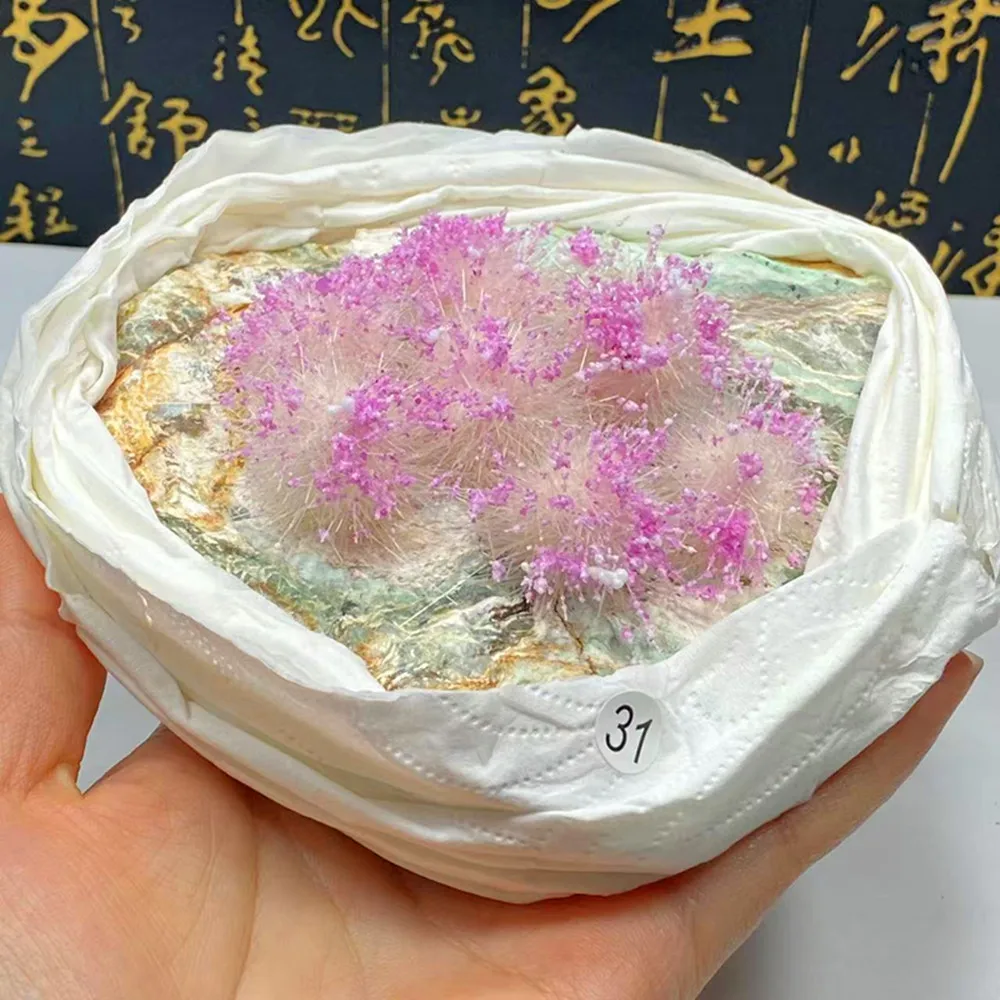 

Indian zeolite mineral specimen Mineral crystal stone home decoration ornament 1A
