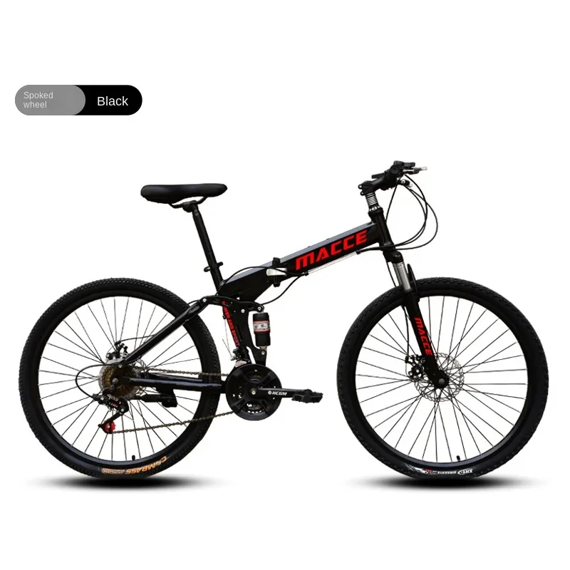 Mountain bike 26 inch variable speed folding shock absorber bicycle disc brake student mountain bike