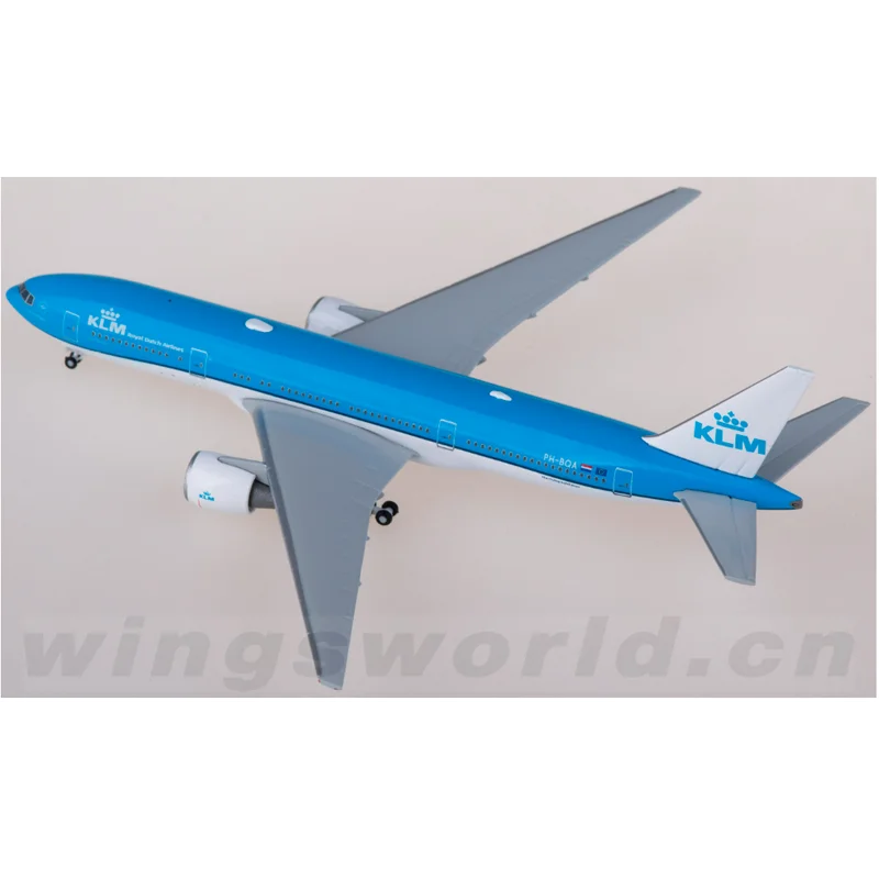 Литые весы Herpa 1:500 537056 KLM Φ PH-BQA B777-200 коллекция металлических фотографий в подарок