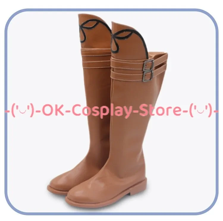 Vergil Cosplay Shoes PU Leather Shoes Halloween Carnival Boots Anime DMC Cosplay Props Custom Made