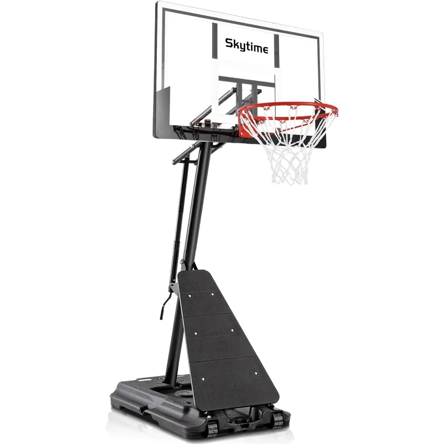 Basketball Hoop OutdoorAdjustable Portable Basketbal Goal System with 5.310ft Height Stepless Regulation