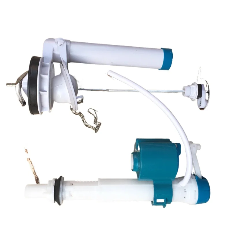 

Vintage one-piece toilet tank accessories, toilet, toilet top press, water inlet valve