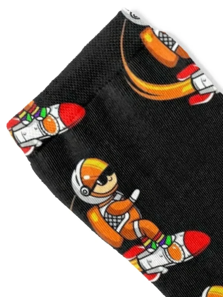 for1 Spaceman Gamer Socks cartoon hip hop winter gifts Men's Socks Luxury Women's