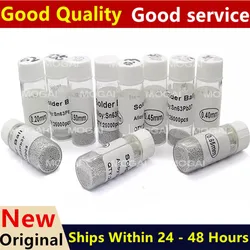 1 Bottle Reballing Balls (0.2 0.25 0.3 0.35 0.4 0.45 0.5 0.55 0.6 0.65 0.76 ) BGA LeadSolder Ball Leaded BGA Rework Repair Tools