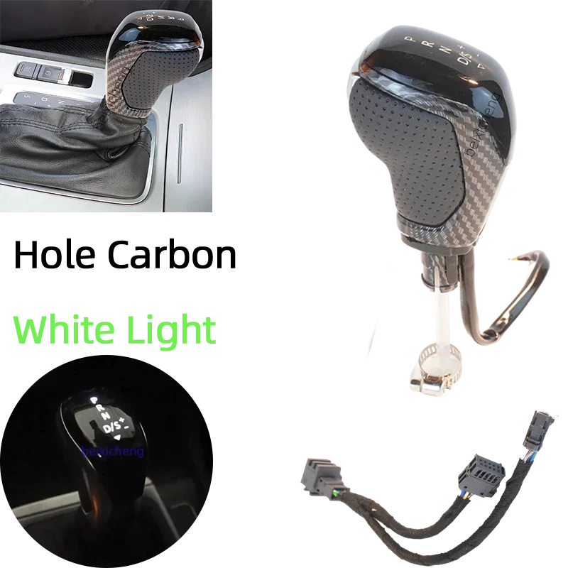 For VW Passat B7/B8 Golf 6/7 Tiguan Skoda Octavia CC Scirocco LED Shift Knob