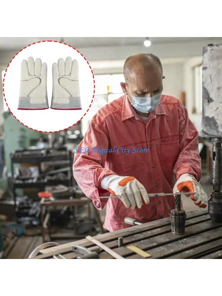 

U75B Professional Leather Gloves Liquid Nitrogen for Extreme Cold Environment Use