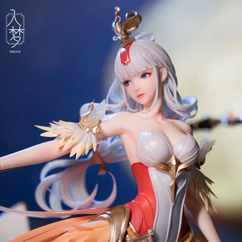 Honor of Kings Official Genuine Phoenix Yufei Wang Zhaojun Myethos Collection H31cm 1/7 PVC Anime Action Figure Model Toys Gifts