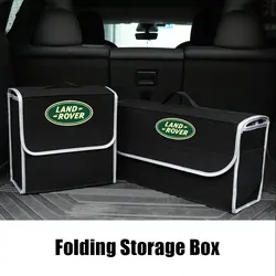 Car Storage Bag Trunk Folding Organizer Felt Storage Box For Landrover SVR Autogiography Supercharged Velar Range Rover 2 Evoque