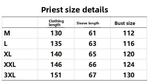 Halloween Adult Men Missionary Priest Robe Father Costume for Masquerade Party Cosplay Role Play Performance Outfit