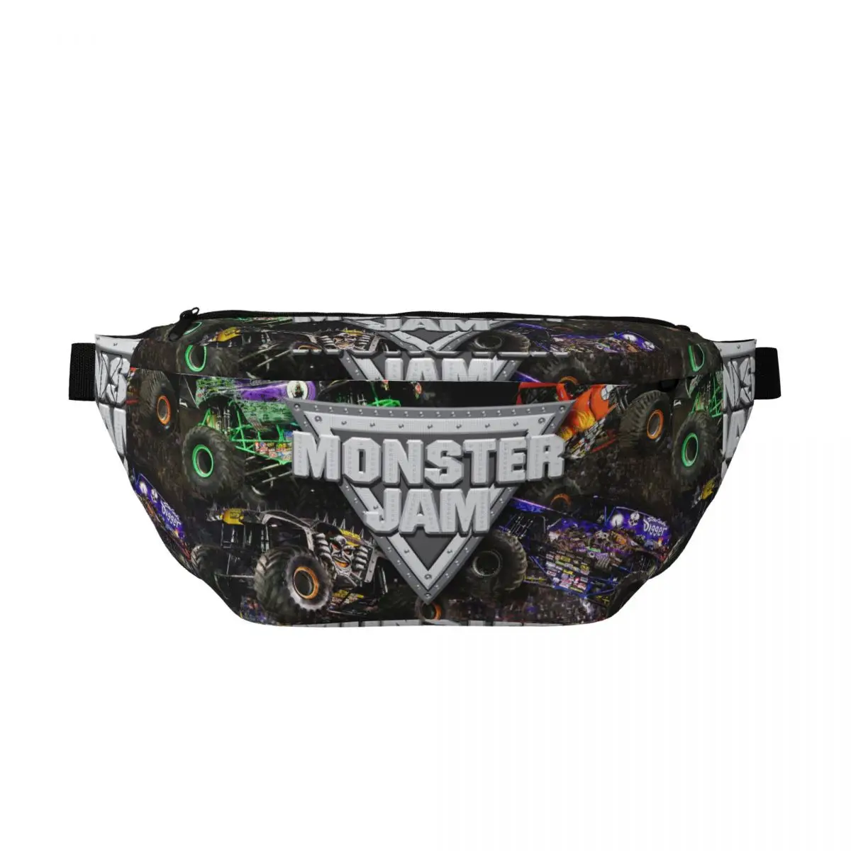 

Классическая поясная сумка-кроссбоди с принтом Monster Jam для мужчин и женщин, регулируемая, для путешествий, бега, хранения денег и телефона, нагрудная сумка