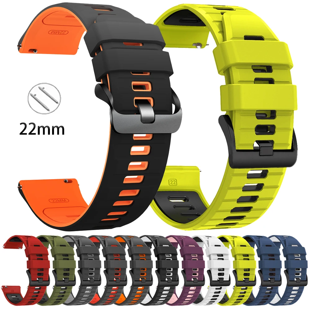 �y�Z�[�����z22mm�c�[�g���J���[�V���R���X�g���b�v Garmin Forerunner 570 47mm 265 255 Music�Ή� �X�|�[�c�u���X���b�g�����p Venu 2 3 4 Vivoactive 4�o���h