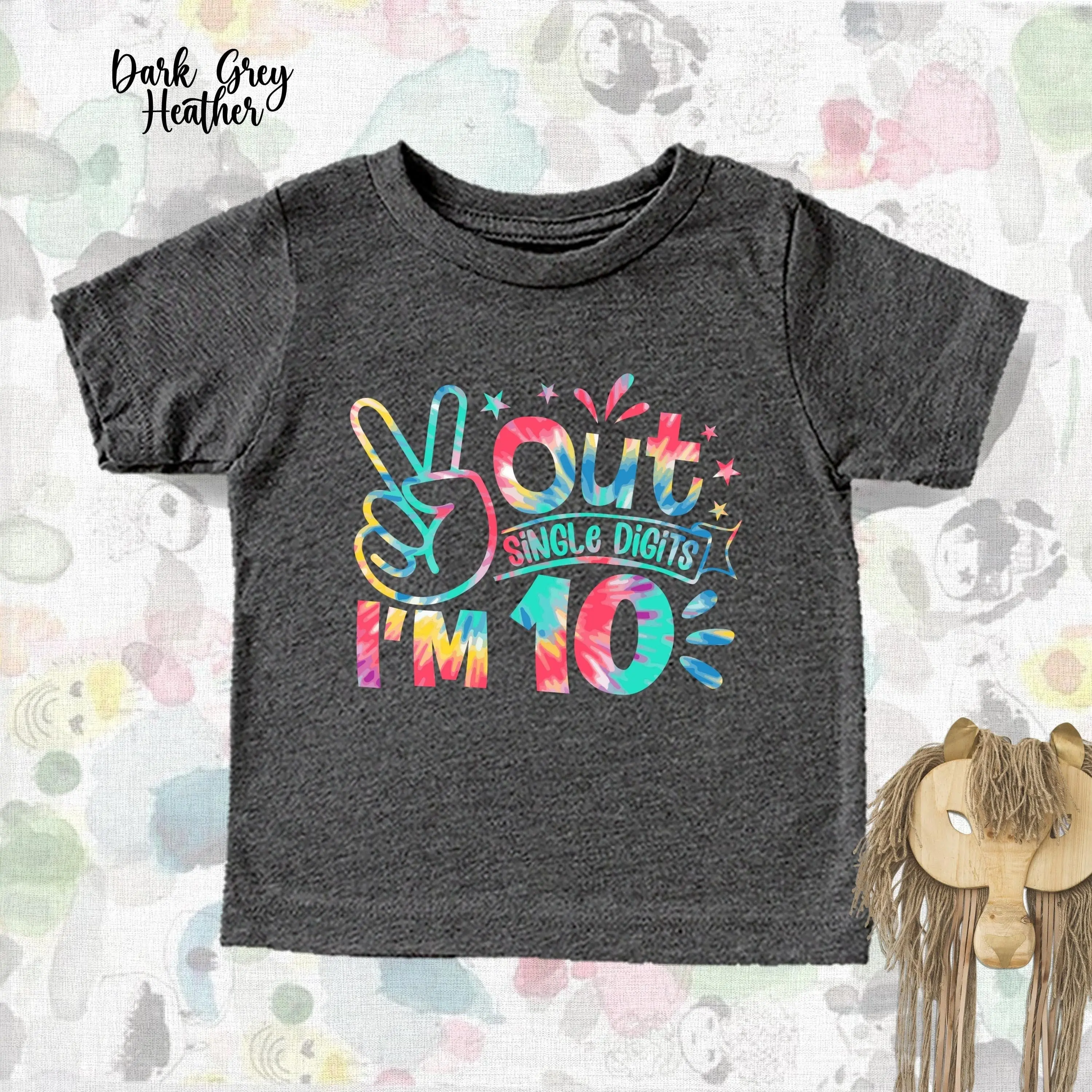 Hello Ten T Shirt Out Single Digits I m 10 For Kids 10th Birthday Girl Back To School Tenth