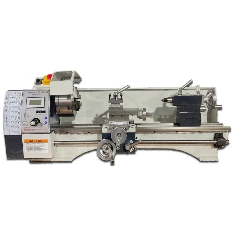 Model 600 Mini Lathe with Stepless Speed Control 210 Desktop Mini Lathe for Home Use Multi-Functional Metal Mini Brushless Motor