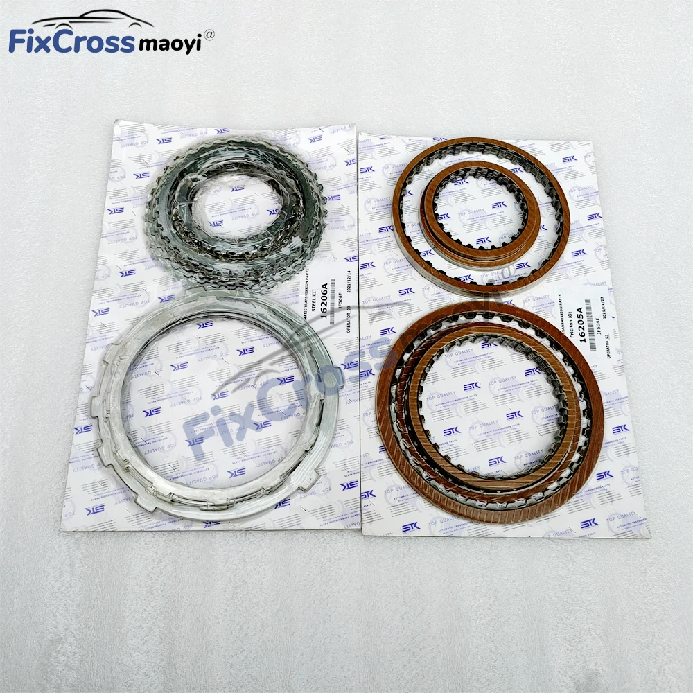 

JF506 JF506E RE5F01A 09A Automatic Transmission Friction Plate Steel Kit For Nissan Mitsubishi Mazda VW Audi Ford