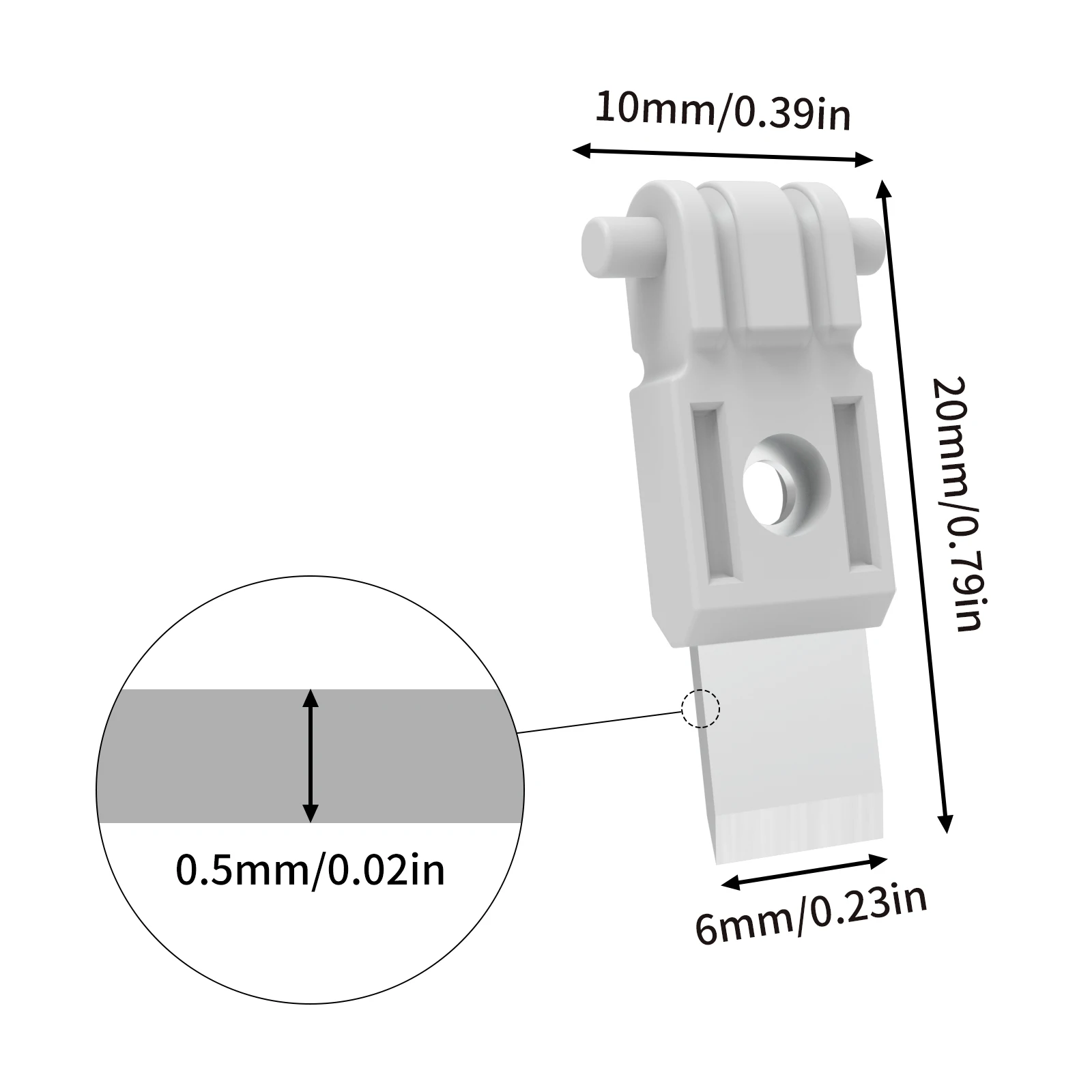 

Filament Cutter for Bambu X1/X1C/X1E/P1P/P1S/A1/A1 MINI Replacement Parts for 3D Printer Parts
