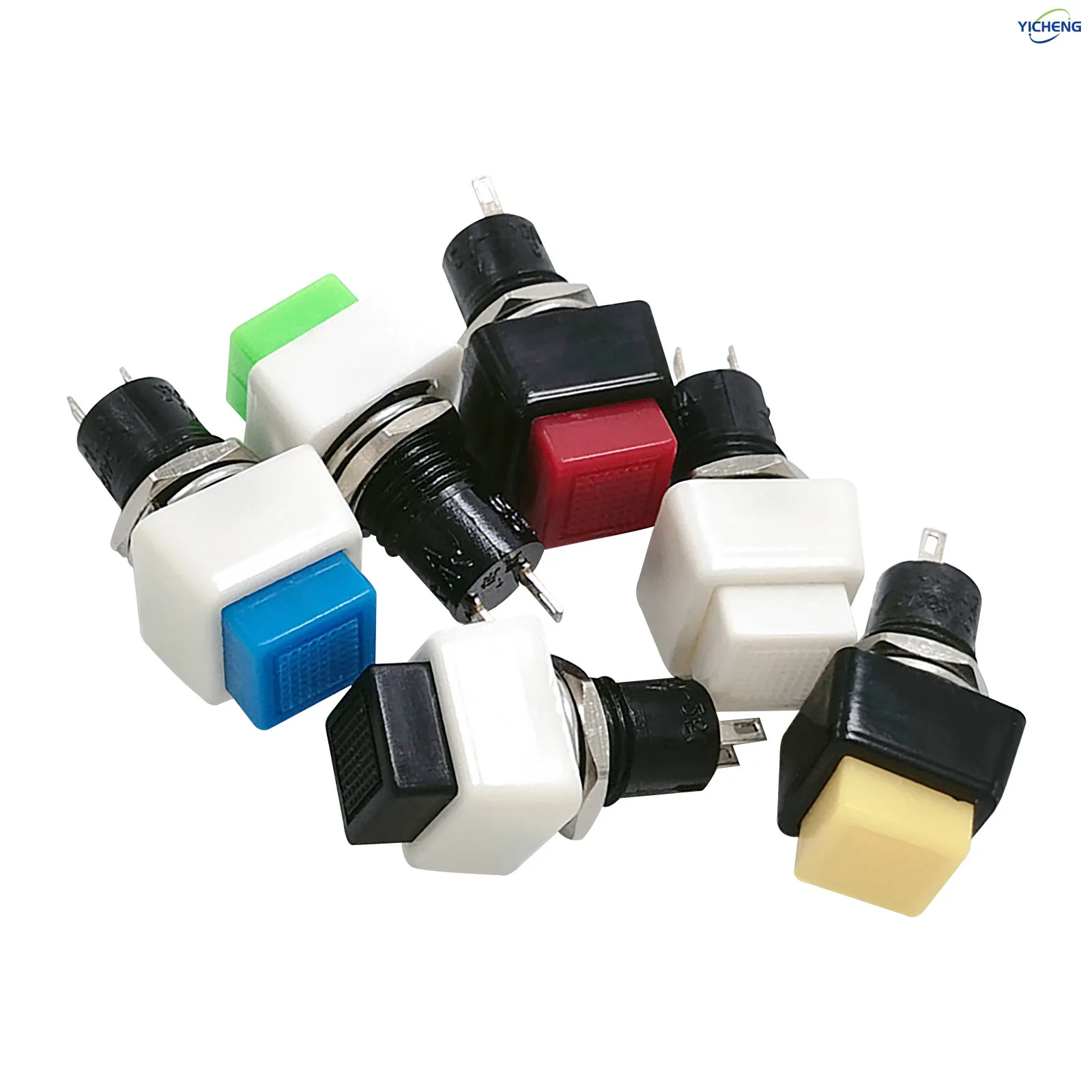 Picture 3: 6pcs Self locking /Momentary Pushbutton Switches OFF- ON Push Button Switch,Welded 150mm cable, customizable length.