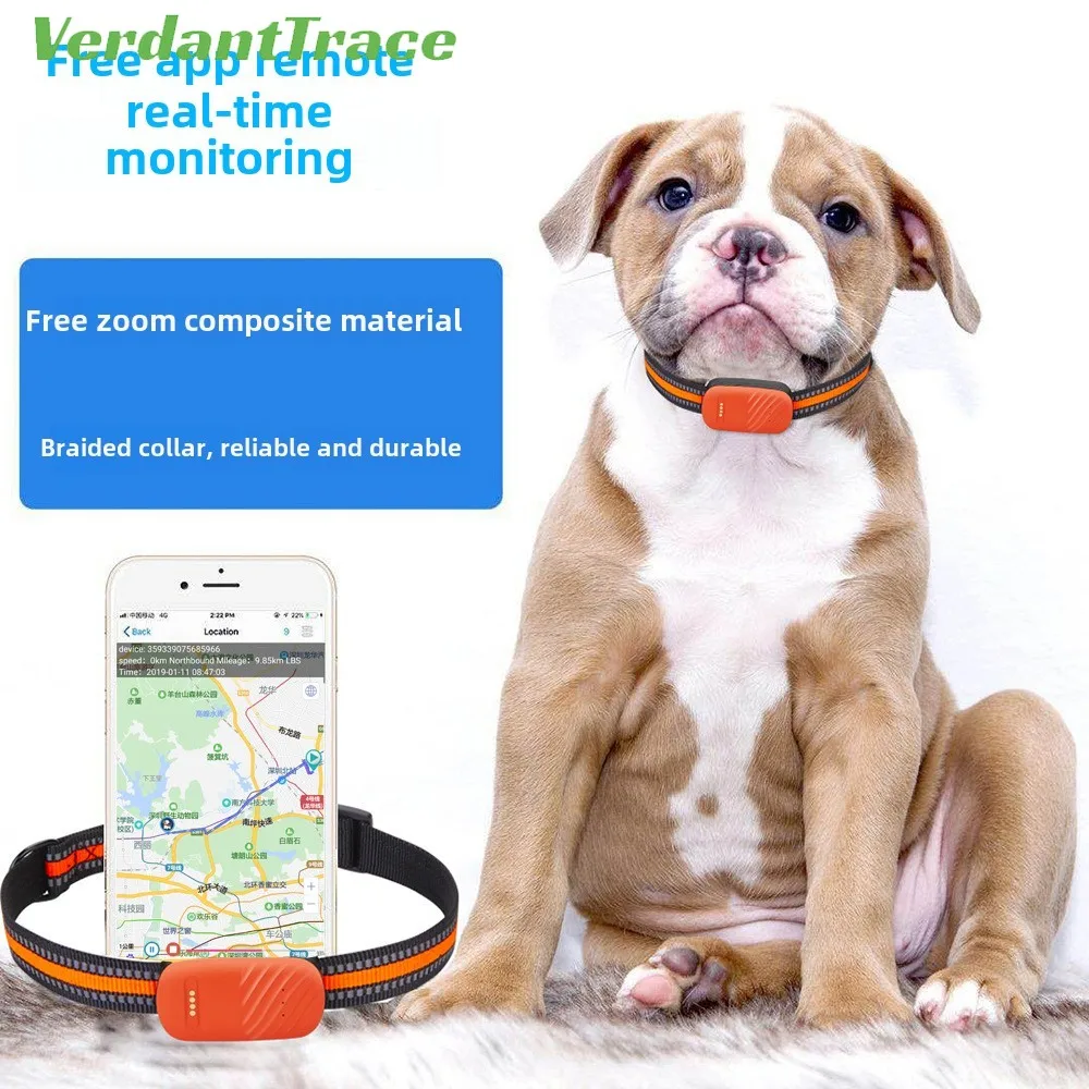 

4G GPS Pet Tracker Waterproof Anti-Loss Collar Device for Dogs Cats Sheep Real-Time Location & Activity Monitor Farm Home Use