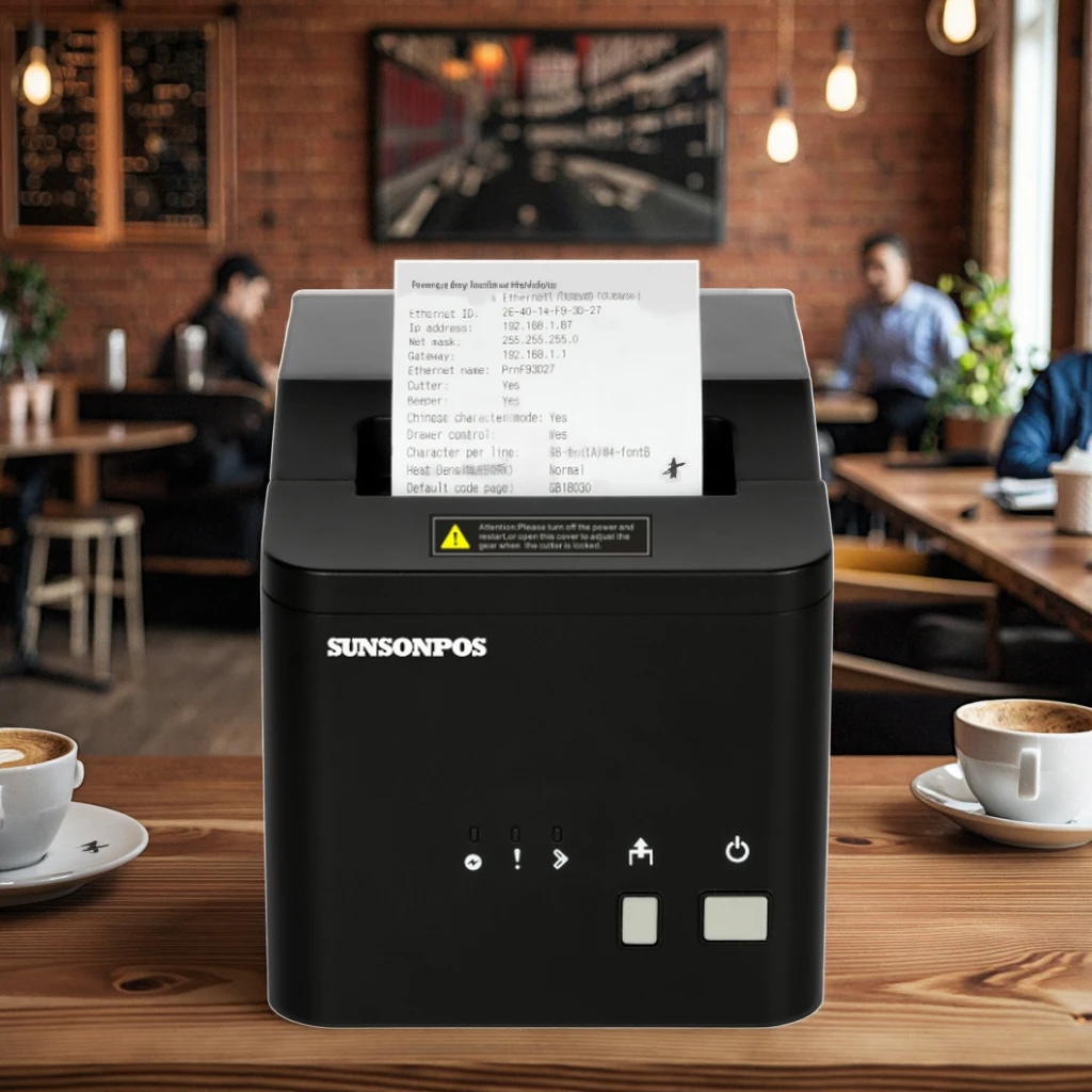 Wholesale Sunson 80mm Thermal Receipt Printer 250mm/s Auto-Cutter USB++WiFi Interface 203dpi POS Kitchen Printer Stock