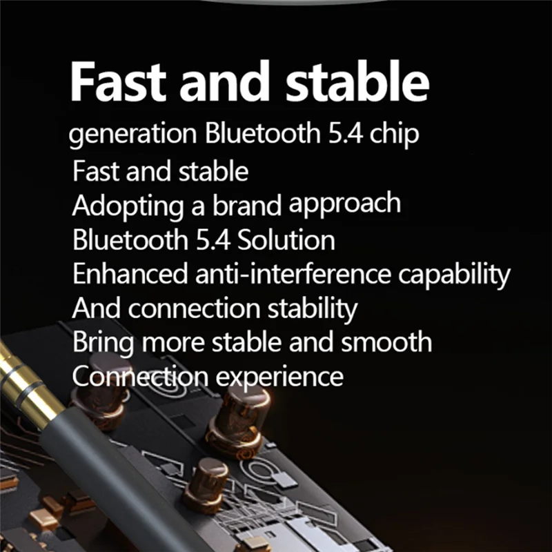 A25P Bluetooth 5.4 Audio Adapter Wireless Transmitter Receiver 3.5Mm Aux Hifi Stereo Music Converter For TV Car Headphones