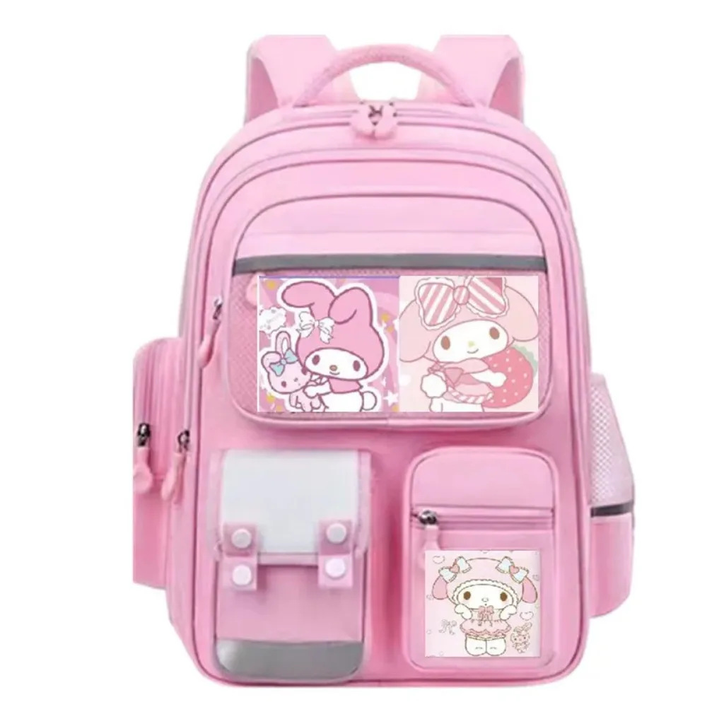 My Melody Anime Kawaii Sanrio Tornister dla dzieci Cute Cartoon School Lekki wodoodporny plecak o dużej pojemności Prezenty dla dzieci