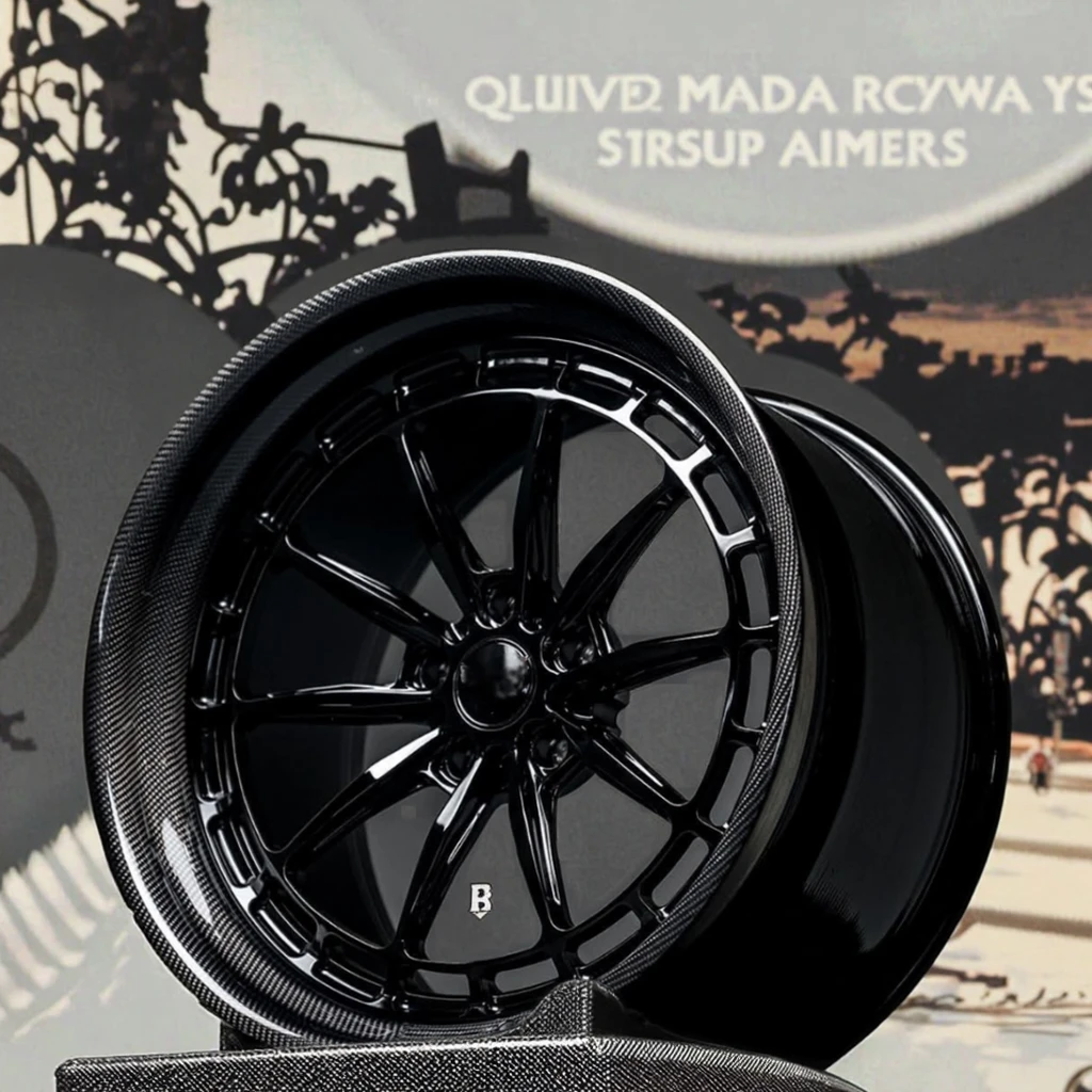 عجلات مزورة جديدة 20 21 22 23 24 26 بوصة 9.5J 10.5J 11J 11.5J 12J 12.5J 13J 13.5J 5*120 عجلات سيارة من ألياف الكربون #2