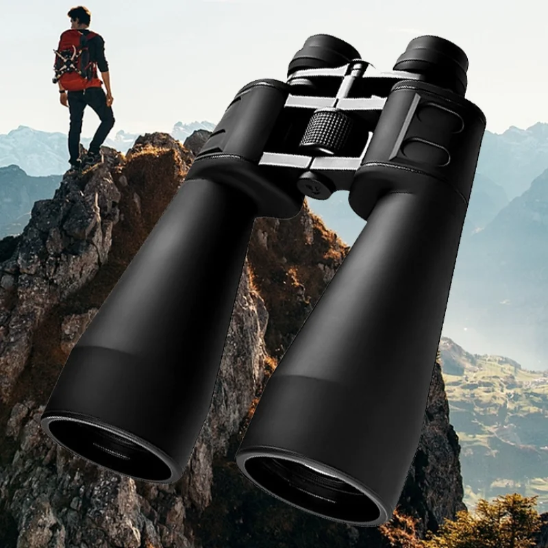 20-180x Magnification Powerful Binoculars Large Aperture Portable Long Distance Viewing Multi Coated Optical Great for Camping