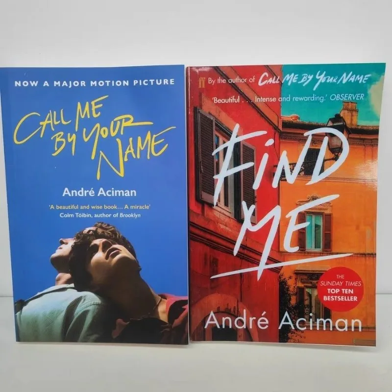 

2 книги «Зови меня своим именем», «Знайди меня роман» Андре Акима «New York Times», бестселлер, книга рассказов