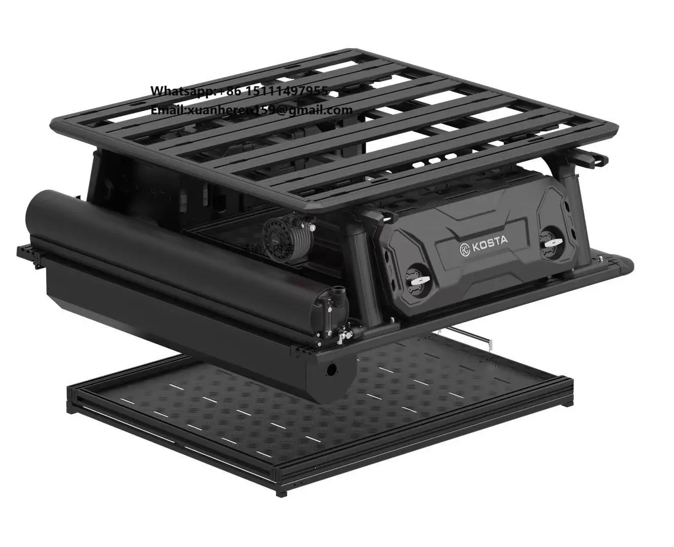 for Ford Ranger T9 Medium Pickup KOSTA Peak Expansion Set for Integrated Modular Truck Bed System and Off-Road Upgrade