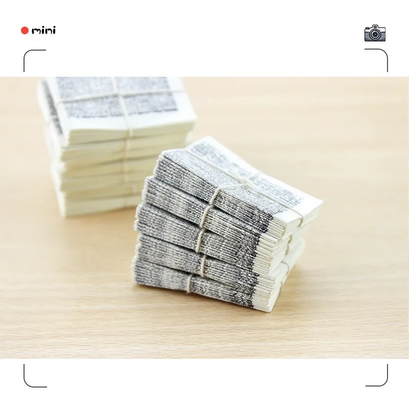 1: 12 scene toy model doll house accessories mini bundle of newspaper ornaments