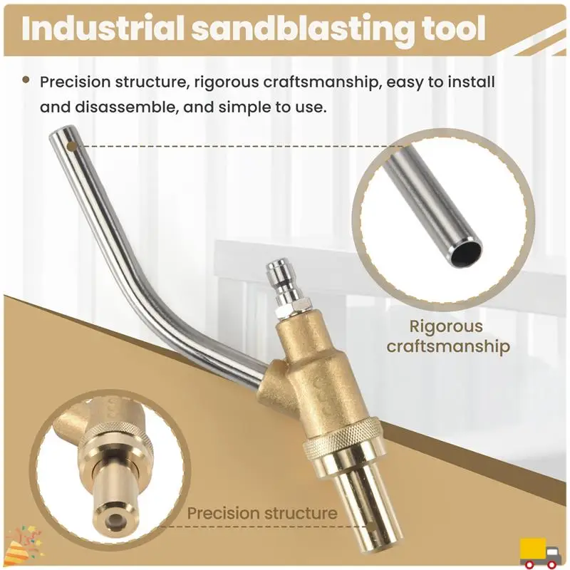 A32HOT-Industrial Sandblasting Tool Nozzle, Wet Sandblasting Tool Accessories-1Pcs