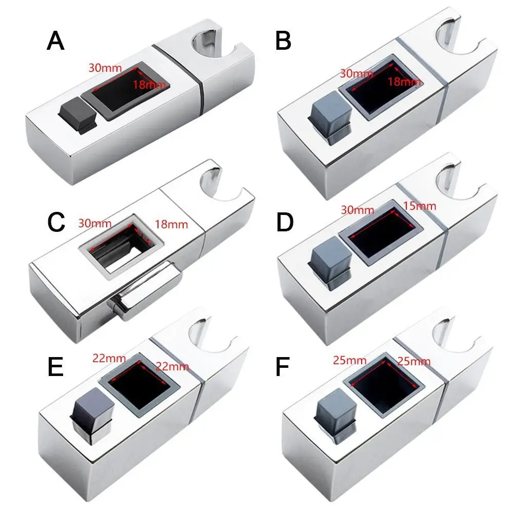 Bathroom Slide Bar Shelf Shower Head Holder Sprayer Fixed Base Riser Rail Bracket Replacement Useful Hardware Bath Accessories