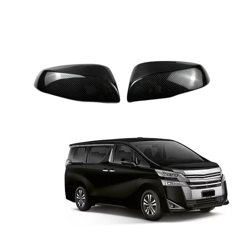 

Автомобиль для Toyota Vellfire Alphard 2015-2023, корпус бокового зеркала, крышка зеркала заднего вида, корпус заднего вида из углеродного волокна
