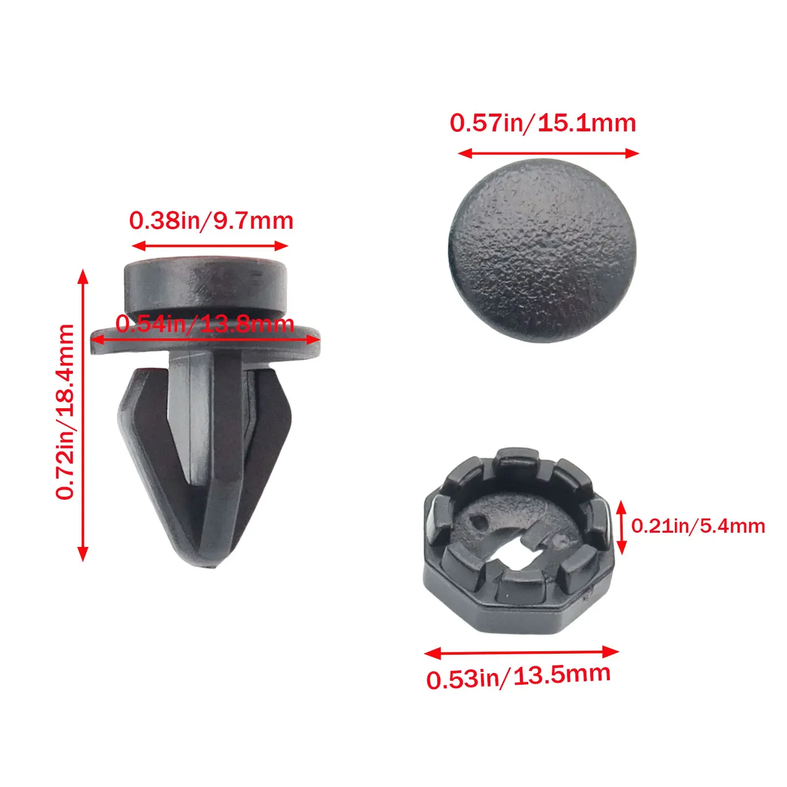 5Pcs Plastic Parcel Shelf Hanger Button Clips Wear Resistant Anti-break Boot Luggage Hook Fastener for Nissan Juke F15 Infiniti