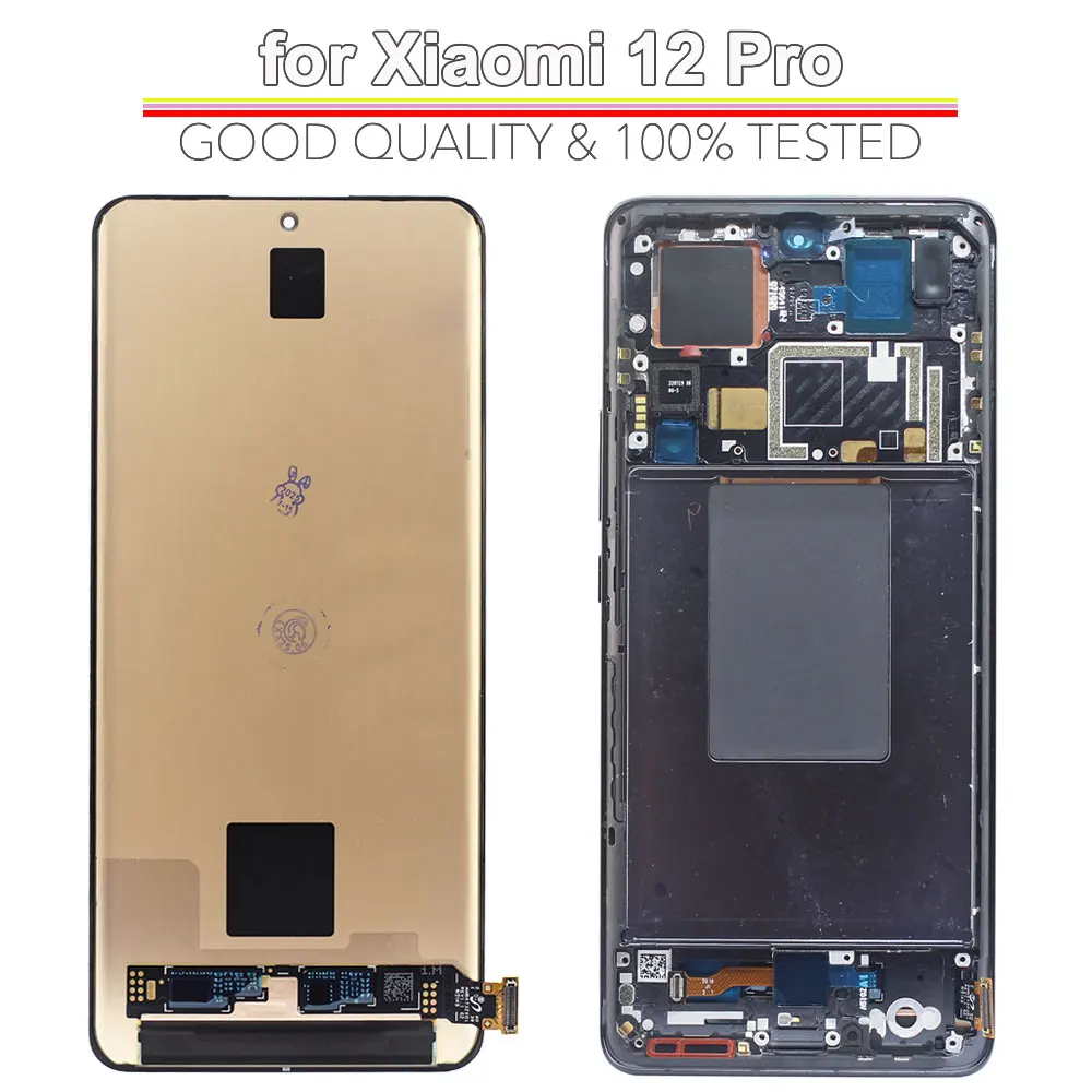 LCD for Xiaomi 12 Pro LCD Display Touch Screen Digitizer Replacement Assembly for Xiaomi 12 Pro Mobile Phone 2201122G 2201122C