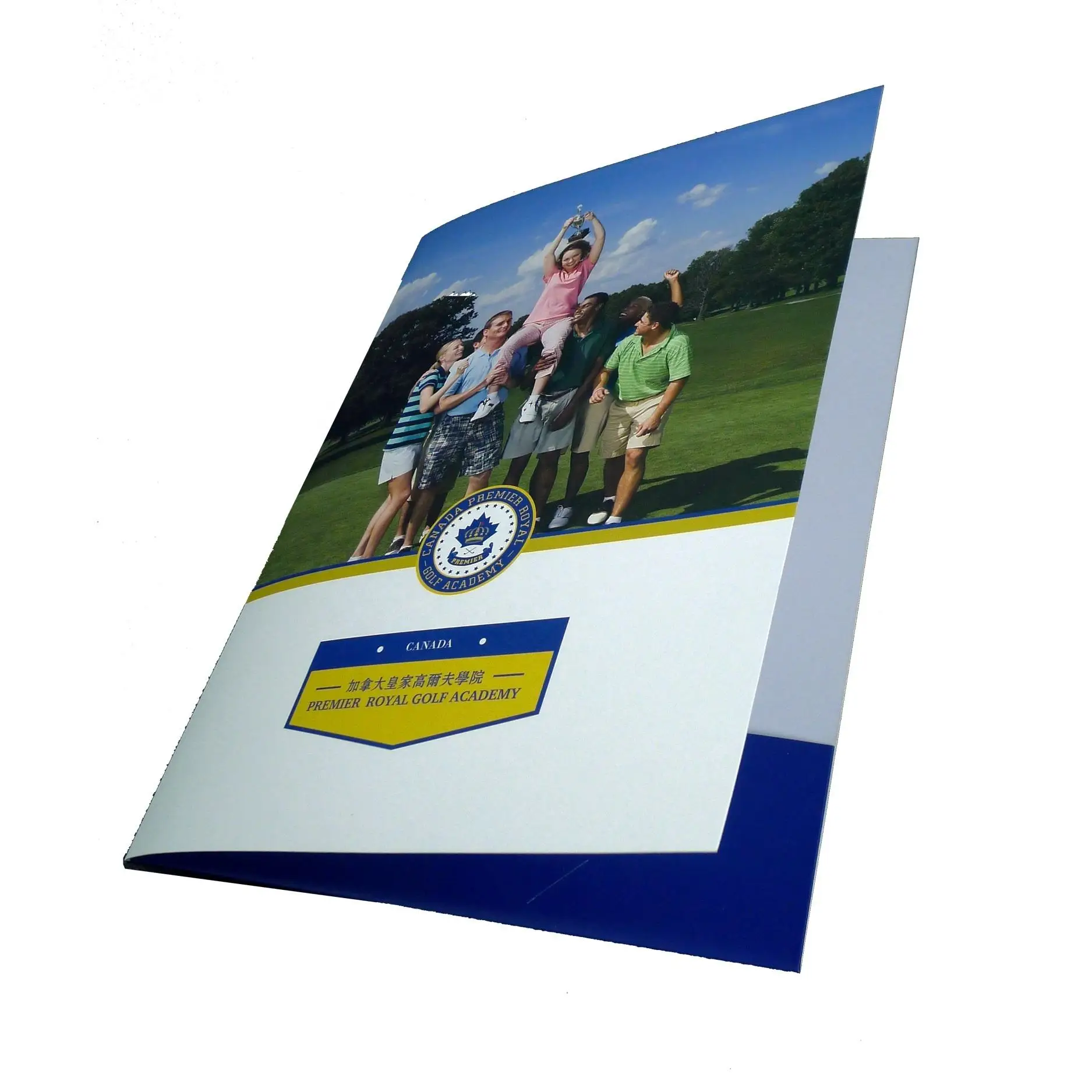 file folder with inserts custom a4 size 300gsm art paper binder envelop folder