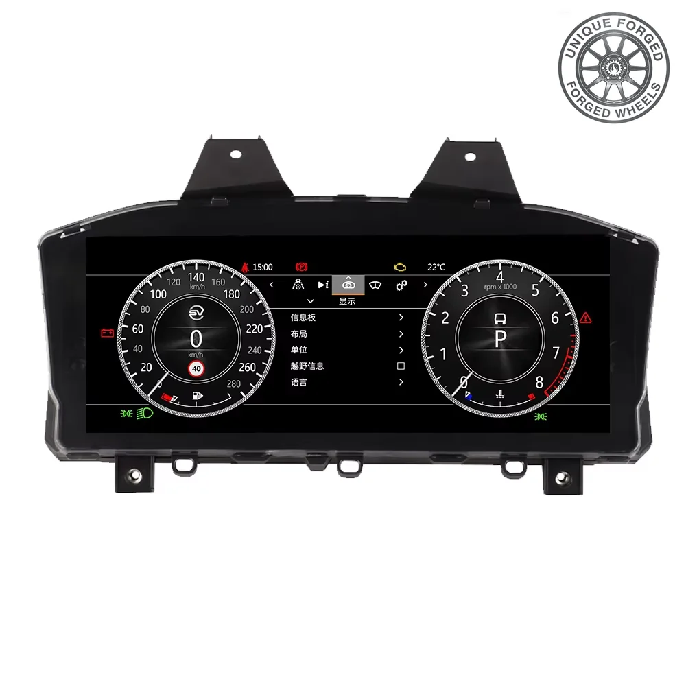 

Foforfor 12.3'' LCD Dashboard for LCD Instrument Cluster Plug and Play LCD Odometer Virtual Digital Cluster Cockpit