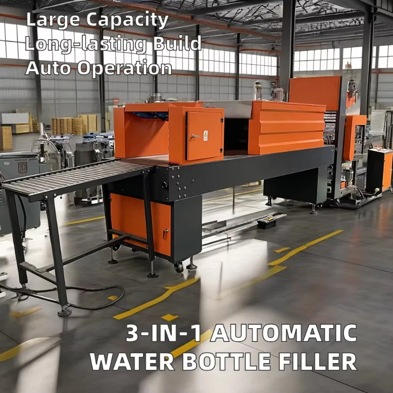 Customizned Fully Automatic 3 In 1 Rotary Small PET Plastic Drinking Mineral Water Bottling Machine Drinking Water Filling Produ
