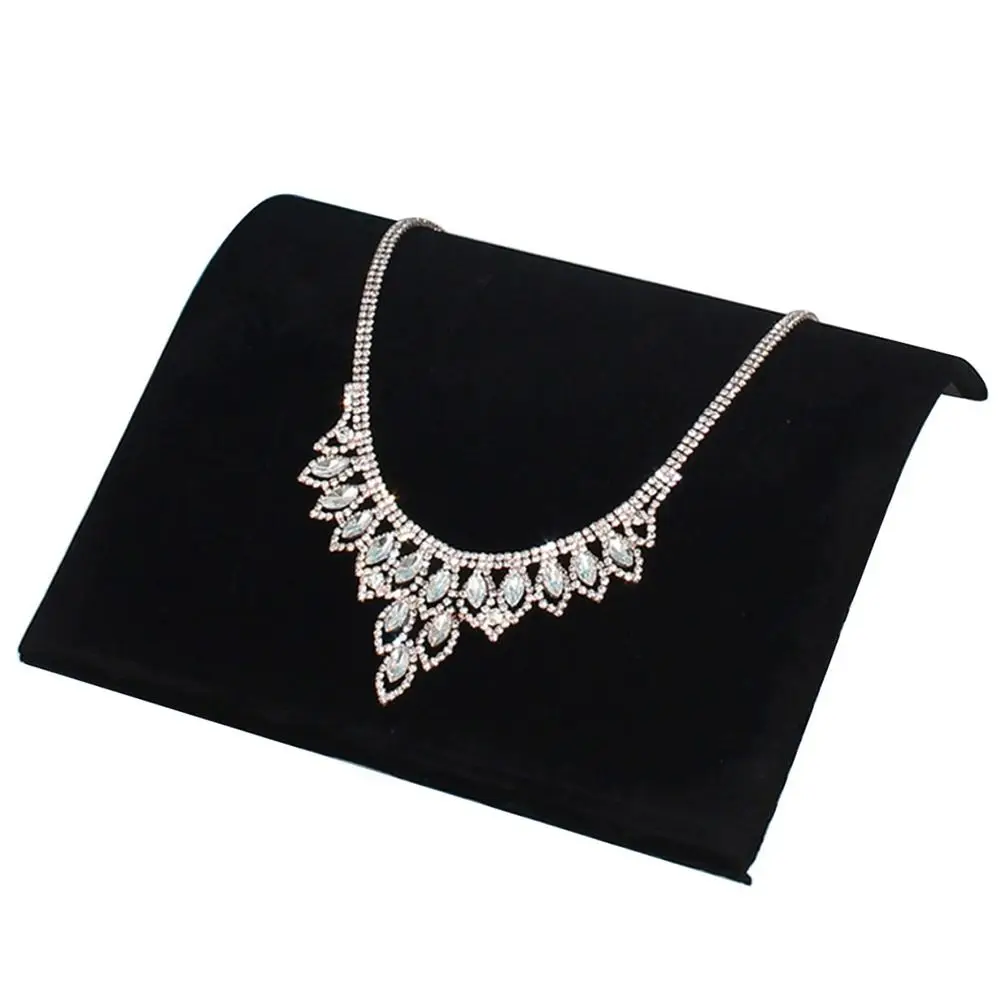 S-vormige kettingen schildersezel showcase fluwelen mode-sieraden collectie rek oorbellen sieraden display