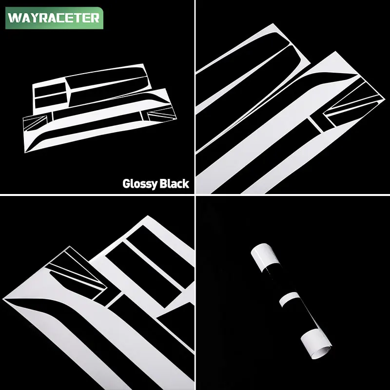 6 Pcs/Set Engine Cover Vinyl Hood Trunk Union Jack Door Side Stripes Sticker For MINI Aceman J05 John Cooper Works 2025 2026