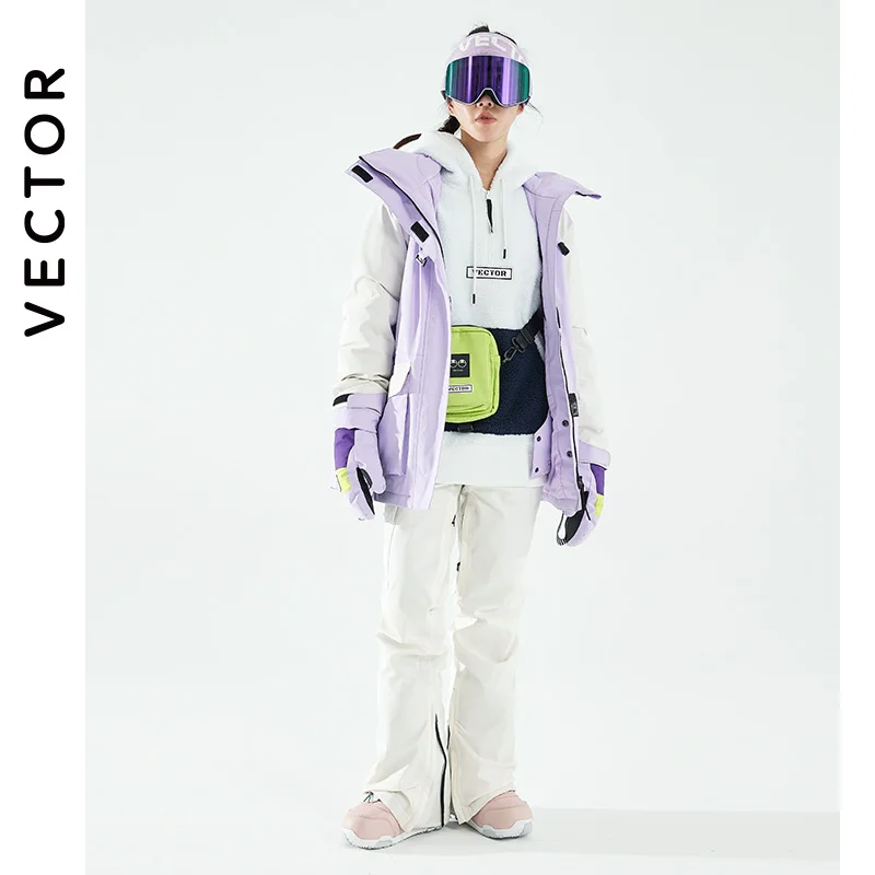 VECTOR -30 Degrees Ski Suit Women Winter Women Jackets Warm Waterproof Women Jackets Outdoor Ski Bike Camping VECTOR Brand