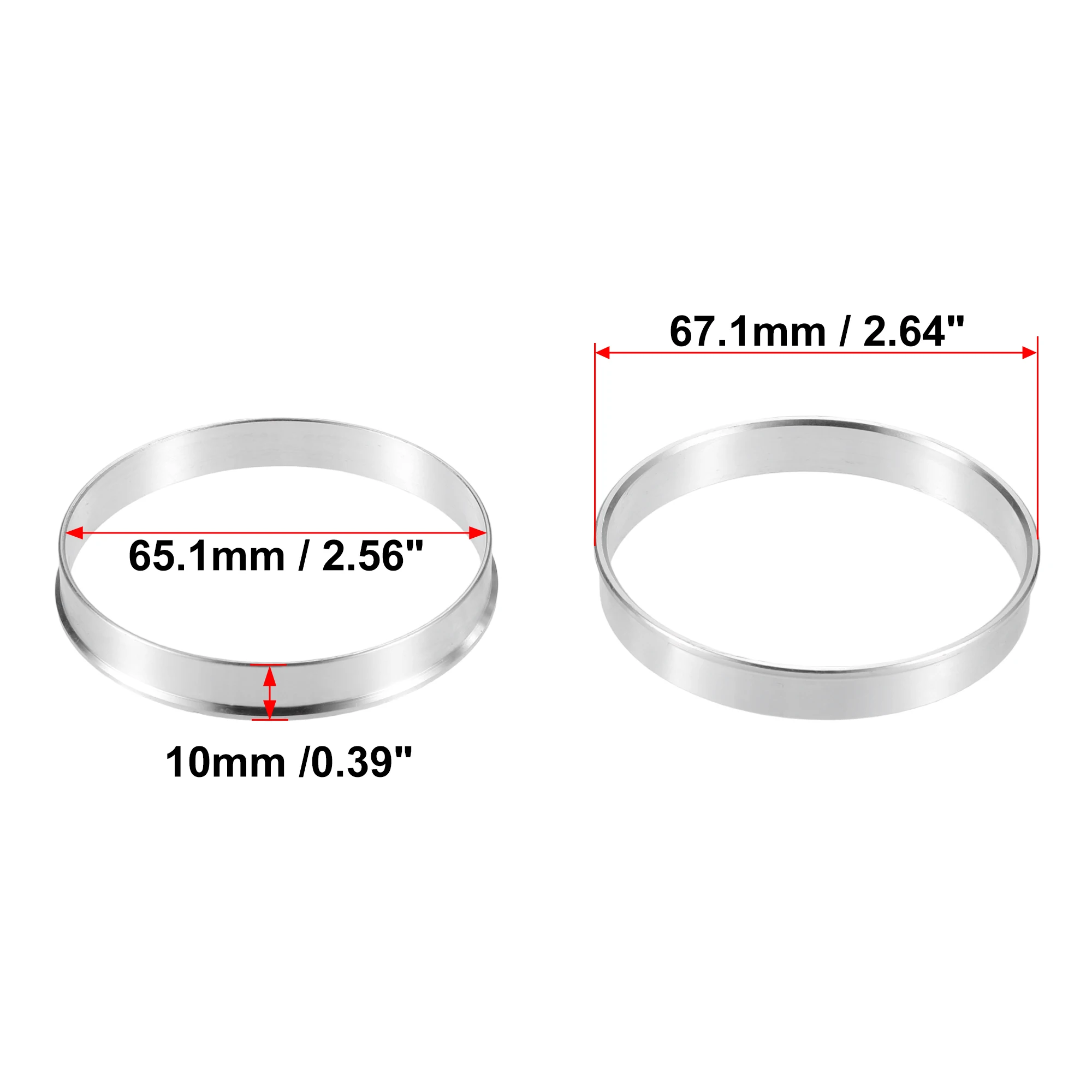 2pcs  67.1-65.1